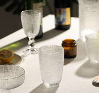 Verres à vin vintage transparents de couleur unie en gros, fabriqués à la machine, avec pied croisé, pour mariage
