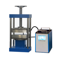 Presse à chaud hydraulique électrique à double plateau plat pour laboratoire, avec grande surface de chauffe et grande plaque chauffante