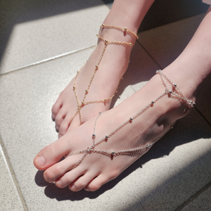 Tobilleras de moda para mujer Vestir pulsera de cadena de tobillo - Product Image 1