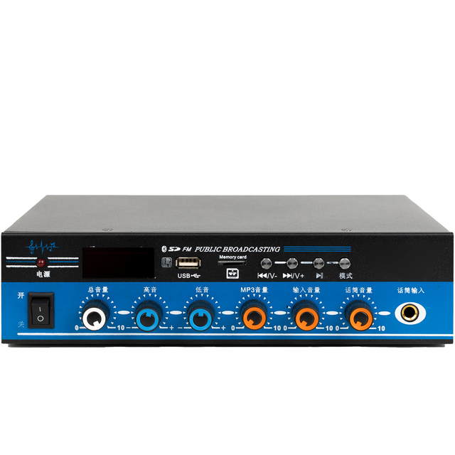 CaiDS HI-FI Bluetooth Audio Mini Amp 80W Digital Power Amplifier  Mic Input Home Karaoke Stereo Professional Audio Amplifier