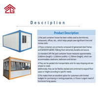 Fabrication professionnelle en usine de maisons modulaires préfabriquées portables de haute qualité en conteneurs de 20 pieds, 30 pieds et 40 pieds à vendre