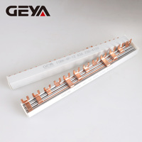 Broche GEYA 1P-4 63A mccb peigne barre omnibus en cuivre pour boîte de distribution disjoncteur