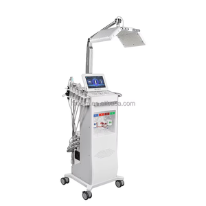 เครื่องทำทรีทเมนต์หน้าแบบตั้งพื้น 10 in 1 ผลิตจากสแตนเลส พร้อมฟังก์ชั่นออกซิเจน, ไมโครเดอร์มาเบรชั่น, TDA, EMS สำหรับทำความสะอาดผิวหน้า ลำคอ และผิวกาย - Product Image 2