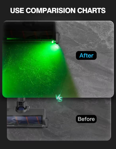 Luz de Detección de Polvo Recargable para Aspiradora, Accesorio de Luz Verde, Compatible con <span class=keywords><strong>Dyson</strong></span> Hark Reveal <span class=keywords><strong>Micro</strong></span> Dust - Product Image 3