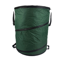 Sac de jardin robuste de grande capacité, poubelle légère pour les feuilles, les mauvaises herbes, l'herbe, conteneur de déchets de jardin, stockage de déchets