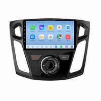 Autoradio Wit Fighter avec écran tactile capacitif de 9 pouces, Android Auto, CarPlay, amplificateur, navigation GPS pour Ford Focus MK3 2012-2017