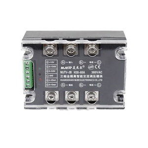 380V <span class=keywords><strong>30A</strong></span> 40A 60A 100A 150A 200A ba pha AC điện áp điều chỉnh mô-đun điều chỉnh điện Thyristor <span class=keywords><strong>Relay</strong></span> trạng thái rắn - Product Image 1