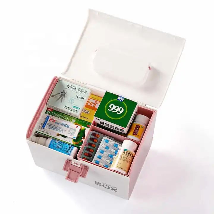 household large-capacity medicine storage box multi-layer