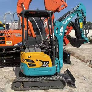 Mini-excavatrice Kubota U17 d'occasion pour travaux d'aménagement paysager agricole, micro-excavatrice en excellent état - Product Image 2