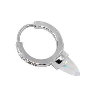 Unique Clicker en acier inoxydable <span class=keywords><strong>cloison</strong></span> opale piercing septum - Product Image 3