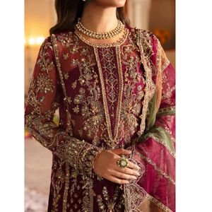 <b>Top</b> Selling Latest Stitch Designs Pakistani Women Clothing Casual Party Wear Dress - Product Image 3