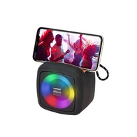 Nuevo Altavoz Inalámbrico Portátil de 5W con Asa, Iluminación LED RGB, AUX, USB, FM, TF, Subwoofer, Listo para Enviar