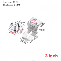 Loquet de serrure de porte, 4 pouces sus 304 fermoir de cadenas en acier inoxydable loquet de serrure de moraillon, cadenas de serrure de charnière avec vis pour portes