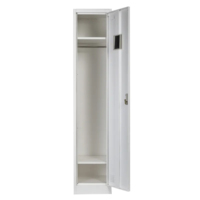 Vente en gros de vêtements à porte unique en métal bon marché pour l'école de la salle de sport armoire armoire pour ouvriers dortoir casier à vêtements en acier porte unique