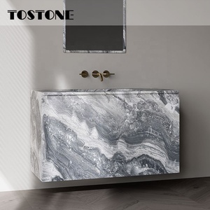 Centro <span class=keywords><strong>de</strong></span> tocador <span class=keywords><strong>de</strong></span> mármol veneciano marrón natural Tostone <span class=keywords><strong>para</strong></span> <span class=keywords><strong>colgar</strong></span> en la pared, ideal <span class=keywords><strong>para</strong></span> la decoración interior <span class=keywords><strong>de</strong></span> baños en hoteles <span class=keywords><strong>de</strong></span> lujo, apartamentos y villas. - Product Image 4