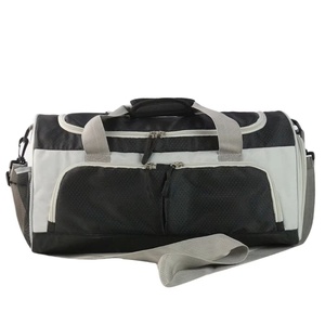 Échantillon gratuit, sac de sport personnalisé pour femme, fabriqué en usine, avec poche humide et sac à chaussures en nylon rose résistant - Product Image 5