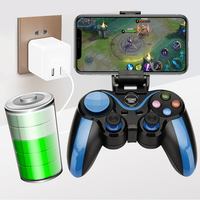 Manette de jeu sans fil S9 avec moteur de vibration pour PC, pour téléphones mobiles IOS et Android - Contrôleur de joystick sans fil