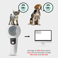 Lector de microchip para mascotas Bluetooth 3 en 1 inalámbrico Animal Universal Microchip lector de etiquetas escáner con pantalla TFT de 1,44"