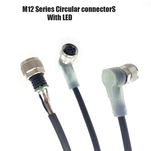 Customized M12 <strong>Connector</strong> Aviation Plug Socket with 3Pin 4Pin 5Pin <strong>LED</strong> Light Waterproof Circular Cable Wire for Connectors - Product Image 6