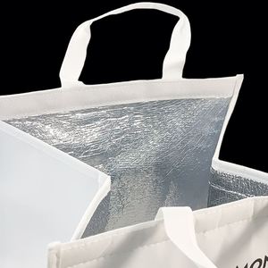 Bolsa Térmica para Frutas al por Mayor, Bolsa de Aislamiento para Pasteles con Velcro Portátil, Bolsa Refrigerante Impermeable para Entrega de Comida al Aire Libre - Product Image 6