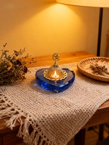 Quemador <span class=keywords><strong>de</strong></span> Incienso Creativo <span class=keywords><strong>de</strong></span> Cristal <span class=keywords><strong>con</strong></span> <span class=keywords><strong>Tapa</strong></span> para Sándalo y Agarwood, Decoración <span class=keywords><strong>de</strong></span> Inspiración Zen para Estudio y Espacios Interiores. - Product Image 4