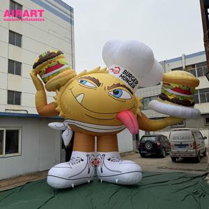 Mascotte gonflable en forme de <span class=keywords><strong>burger</strong></span> pour les événements de carnaval et les food trucks - Product Image 5