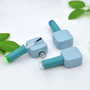 Bouteille de vernis à ongles en verre carré, vide, de luxe, en stock, 10ml - Product Image 3