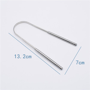 <span class=keywords><strong>TOOCARE</strong></span> Grattoir et Nettoyeur de Langue Portable en Acier Inoxydable avec Brosses pour Éliminer la Mauvaise Haleine – Kit de Soin Buccal - Product Image 2
