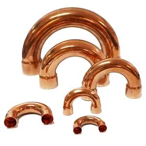 U Bend 180D Return Bend Chinese Factory Supply Plumbing Red Copper pipe Fittings