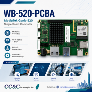 บอร์ด Linux แบบฝังตัว MediaTek Genio 520 SBC |   เมนบอร์ด AIoT ประสิทธิภาพสูงสำหรับอุปกรณ์อัจฉริยะ - Product Image 1