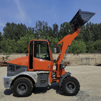 ZL12 Mini pale ruote anteriori piccole macchine agricole idrauliche con componenti di base motore cuscinetto pompa cambio PLC