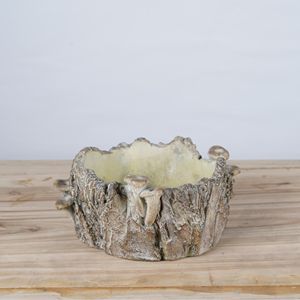 Maceta de Cemento Hecha <span class=keywords><strong>a</strong></span> Mano Lianda, Ecológica, con Forma de Hongo, Escultura Decorativa Única para Hogar y Jardín, Plantas y Flores envasadas en Cartón - Product Image 4