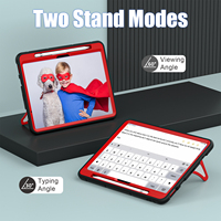 Étui robuste et résistant pour iPad Air 11 M3 2025 M2 2024 avec béquille, sangle d'épaule, porte-stylo, design de dessin animé pour enfants OEMODM