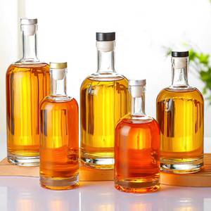 Vacío de alta calidad 100mL 200ml 375ml 500ml 1000ml Licor Vino Vodka Whisky Botella de vidrio 750 Ml - Product Image 4