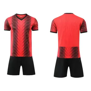 制造商销售2324高品质足球俱乐部球衣定制比赛训练运动球衣套装