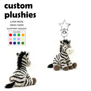 Op maat gemaakte pluche sleutelhanger knuffel met kleding uil speelgoed cartoonfiguren knuffeldier sleutelhanger hanger - Product Image 3