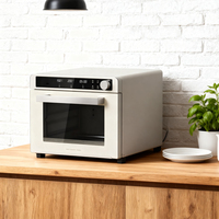 Four à convection numérique en acier inoxydable de 32 L avec fonction vapeur pour utilisation commerciale en restauration
