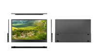 Javoda Moniteur portable à écran LCD de jeu Full HD 14 et 15.8 pouces 1080P avec USB pour extension d'écran mobile pour ordinateur portable