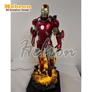 Statua di Iron Man 1:<span class=keywords><strong>3</strong></span> Mk7 a Grandezza Naturale, Action Figure Marvel, Supereroe Iron Man degli <span class=keywords><strong>Avengers</strong></span> per Decorazione - Product Image 1