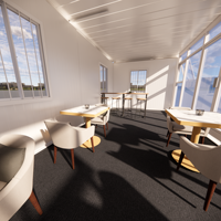 Meilleures ventes : Maison conteneur moderne à 2 étages, mobile et extensible, pour restaurant, café, bar alimentaire, mini-café, salon et hall