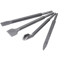 Ensemble de 17 forets et burins SDS Plus pour perceuse à percussion, forets en carbure pour béton et maçonnerie, burins plats pointus avec étui de rangement