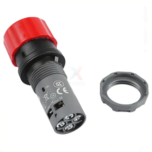 Botón de Paro de Emergencia Compacto Original CE3T-10R-02, Cabeza de Hongo Roja de 30mm, 2NC, Disponible en Stock - Product Image 1