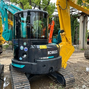 Excavadora de orugas hidráulica Kobelco SK55, modelo 2021 0,2, Cubo de M, peso operativo 5.5TON, núcleo de buenas condiciones - Product Image 1