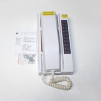Accessoires pour interphone cinq voies d'ascenseur EMA25300F6 TB-10-G Keyuanlong en acier inoxydable moderne pour 10 appartements, hôtels et hôpitaux