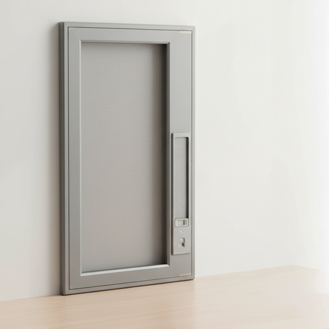 Retractable Modern Security Window Anti-Theft Waterproof Pocket Lock Stainless Steel Swing Dormitories Aluminum Alloy Frame