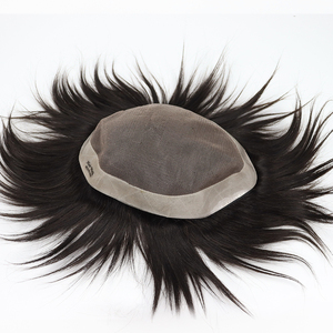 Toupet da <span class=keywords><strong>Uomo</strong></span> in Capelli Umani con Base in Monofilamento Fine Durevole, Diverse Misure Duro Mono 5X7 6X9 7X9 8X10 6X8 7X10 - Product Image 3