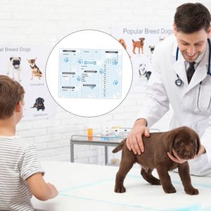 Tarjetas de registro de vacunación para cachorros, registros grandes para perros, libros de registro de salud <span class=keywords><strong>canina</strong></span>, 8,3x11 pulgadas, folletos de tiro para cachorros caninos - Product Image 2