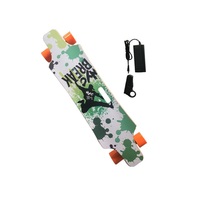 Skateboard Électrique Professionnel Portable, Longboard Électrique à Quatre Roues