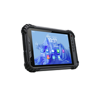 Tablette robuste Android 16 pouces 4G/WiFi/GPS/BT NFC avec batterie 10000 mAh, scanner de codes-barres IP65, PC industriel étanche