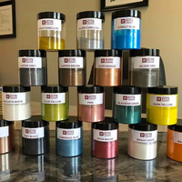 SANKIN arc-en-ciel holographique poudre de paillettes artisanat fin résine époxy ongles attrayant Laser poudre de paillettes résine époxy colle polymère